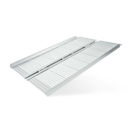 Rampă din aluminiu pentru scaun cu rotile sau scuter, lungime 90 cm - capacitate 275 kg